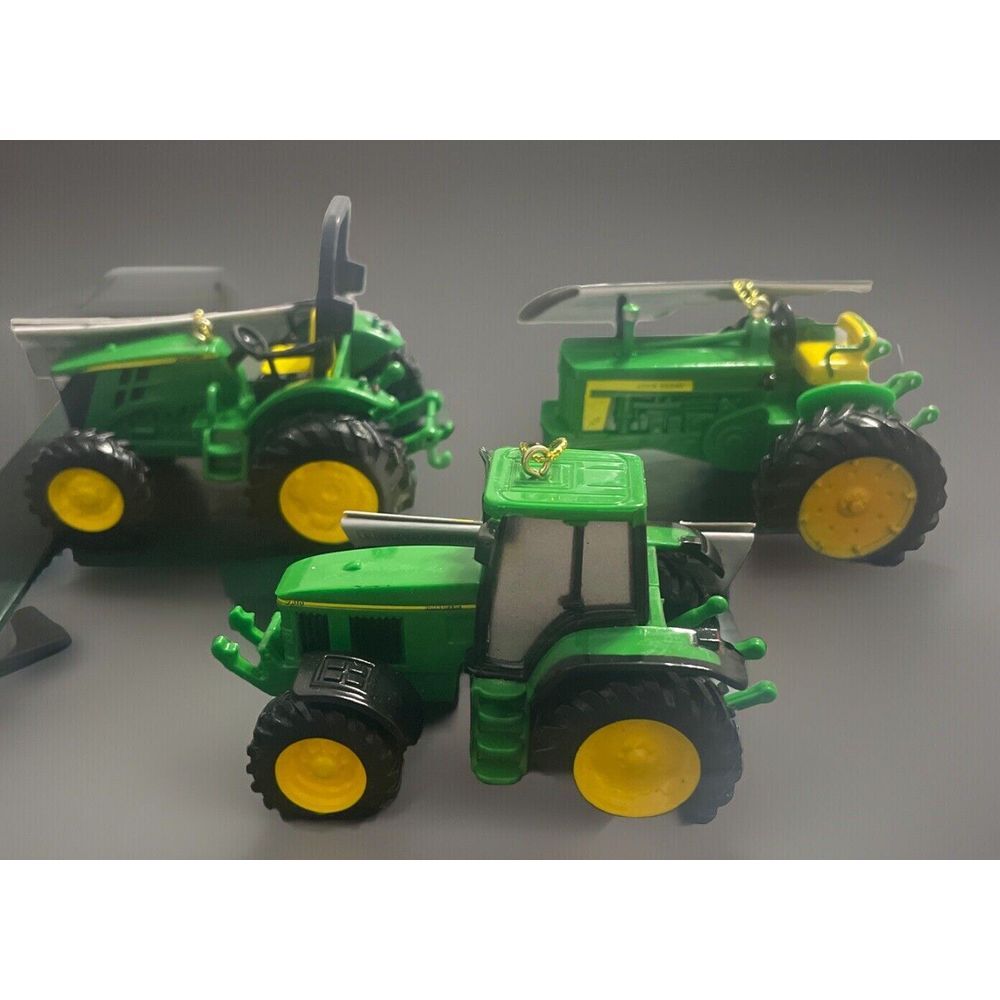 3‎ John Deere ✨Kurt Adler Tractors Mini ornaments Christmas Holiday Tree